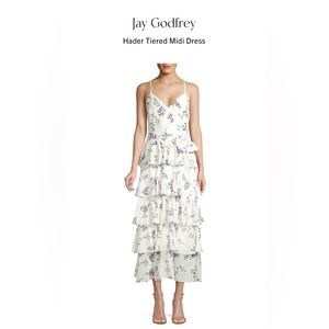 Jay Godfrey Tiered Midi dress